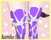[K] Grape Moo Stockings
