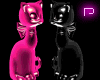 P♫ Neon Kitty Couple