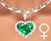 !Heart Diamond emerald