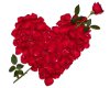 Heart of Roses Sticker