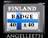 FINLAND Badge 40 x 40