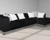 SC Black L Modern Couch