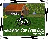 Animated Cow Print Bike