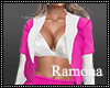 Pink White Blazer