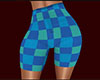 Teal PJ Short Plaid Lg F