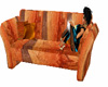 Orange Casual Sofa