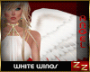 zZ White Angel Wings