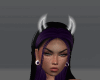 Billie Hair black Purple