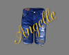 <AA>-Indigo Blue Shorts