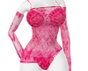 Cerise Lace Lingerie