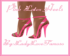 Pink Latex Heels