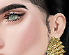 🎨 Art Gold Earrings