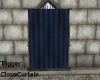 Deep Blue Ani Curtain