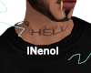 Hell neck Tattoo