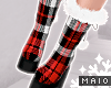 christmas | plaid bootie