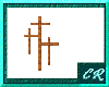 (CR)3 wooden crosses