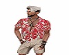 Red Hawaiian Shirt/Gee