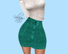 Green Corduroy Skirt!