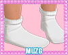 M| White Socks