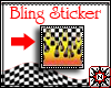(N) Checker Flame Bling