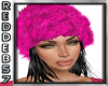 Pink Fur Hat Blk Hair