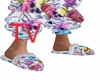 TV.Skull Slippers