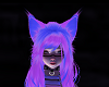 Purple Glow Neko Ears
