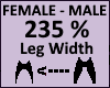 Leg Thigh Scaler 235%