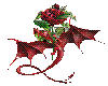 animated dragon rose