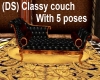 (DS) classy sofa w/poses