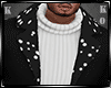 Winter Coat Black/White