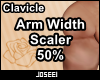 Arm Width Scaler 50%