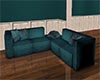 RH Teal couch