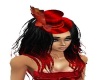 Red lolita hat