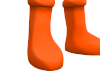 orange dora boots