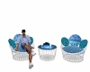 Pool Club Chat Chairs