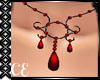 :CE:Red Diamond Necklace