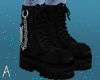 A| Combat Leather Boots