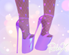 R| <3 Heels - Neon Lilac