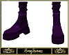 Leather Boots Purple