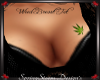 Weed Leaf Breast Tat