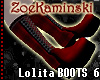 First Lolita Red Boots 6