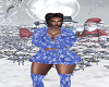 Blue Snowflake Blazer