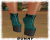 *SW*Teal-Black Boots