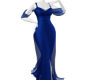Flowing Cerulean Gown