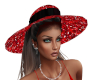 Red Beach Straw Hat