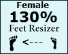 Feet Scaler 130% Female