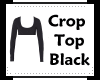 (IZ) Crop Black