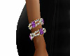 Diamond Amethyst bracele
