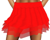 SexyRedPleatedSkirt